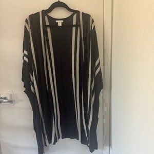 H&M Oversized Open front poncho - kimono- cardigan - Large (fits XL, XXL etc)